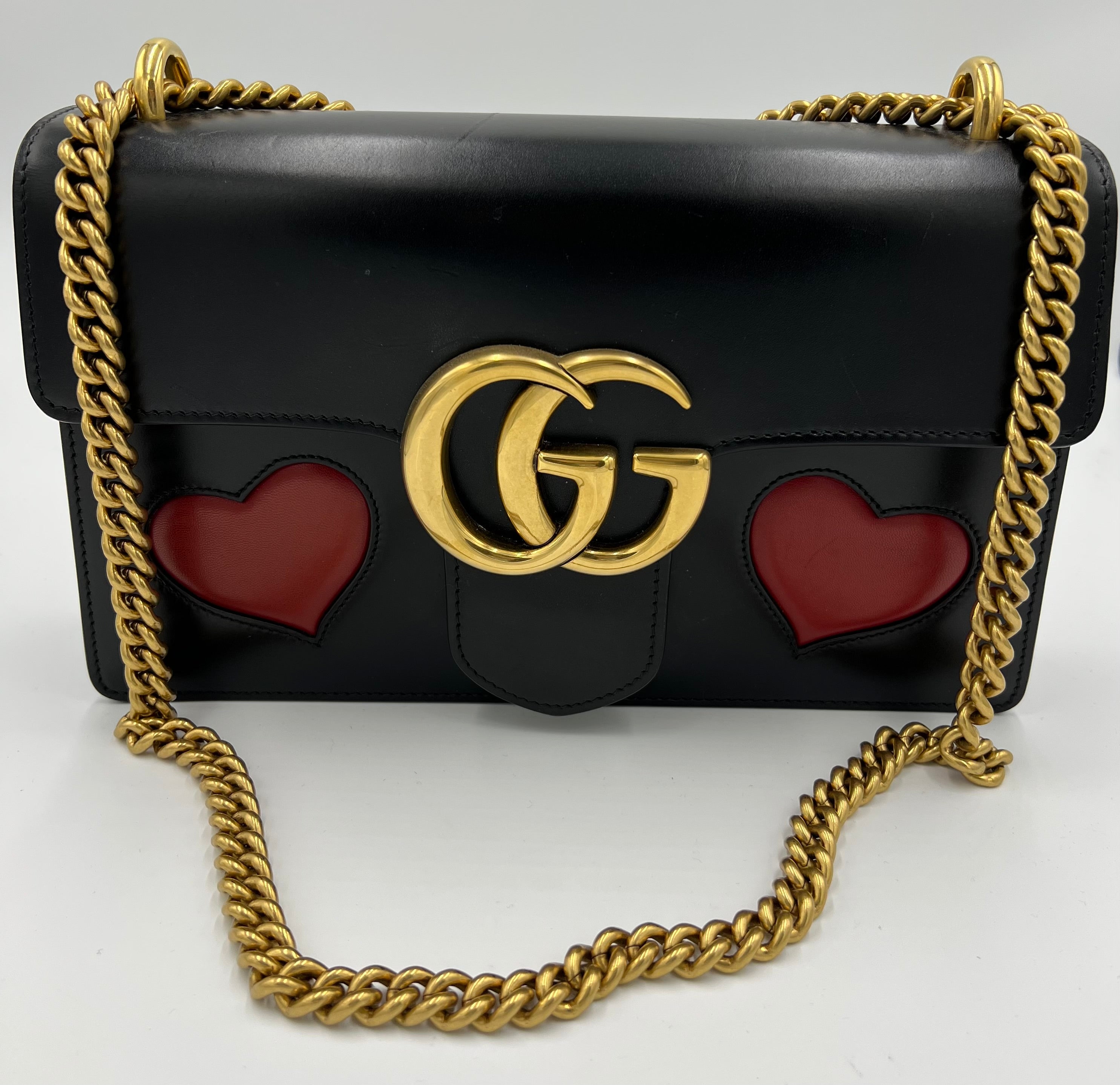 Gucci // Black Babouska Heart Dome Satchel Bag – VSP Consignment