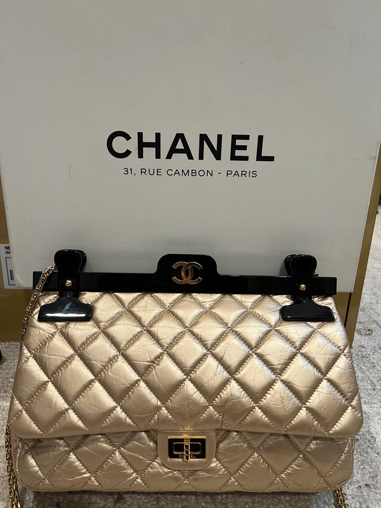 Chanel Reissue Hanger Bag in Gold