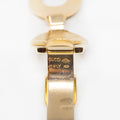 Gucci Rare 80's 18K Green Enamel and Gold Substantial Bracelet